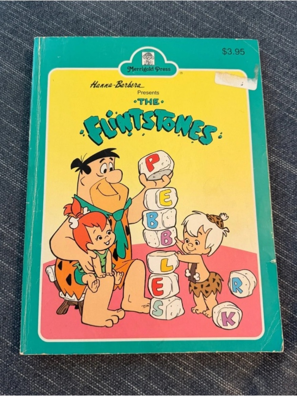 The Flintstones Puzzle Book - Teal, Yellow, Pink